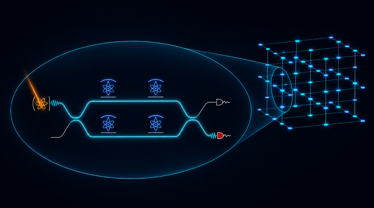 Photons for Reach, Atoms for Entanglement: A Compound Photon-Atom Blueprint for Fault-Tolerant Quantum Computing