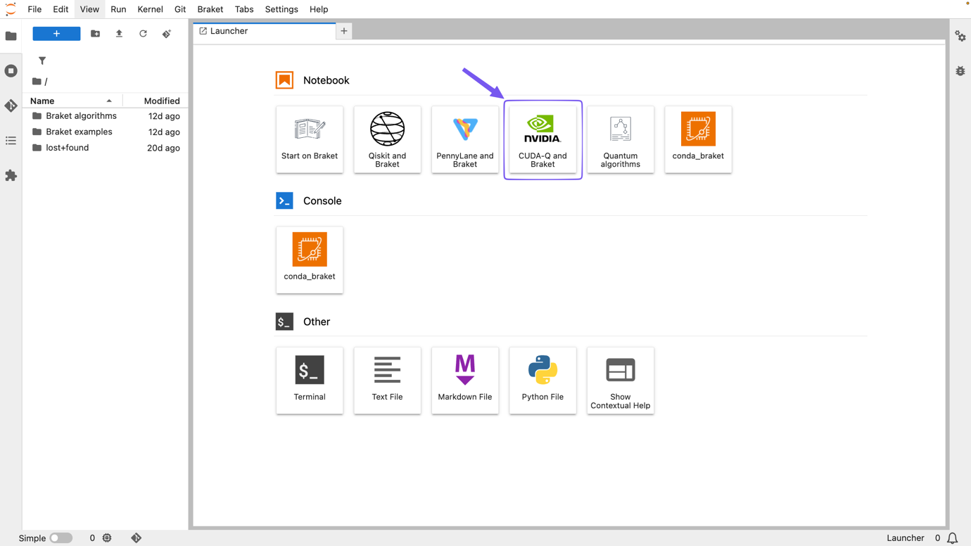 Explore NVIDIA CUDA-Q Applications Hub and Academic Library with Amazon Braket