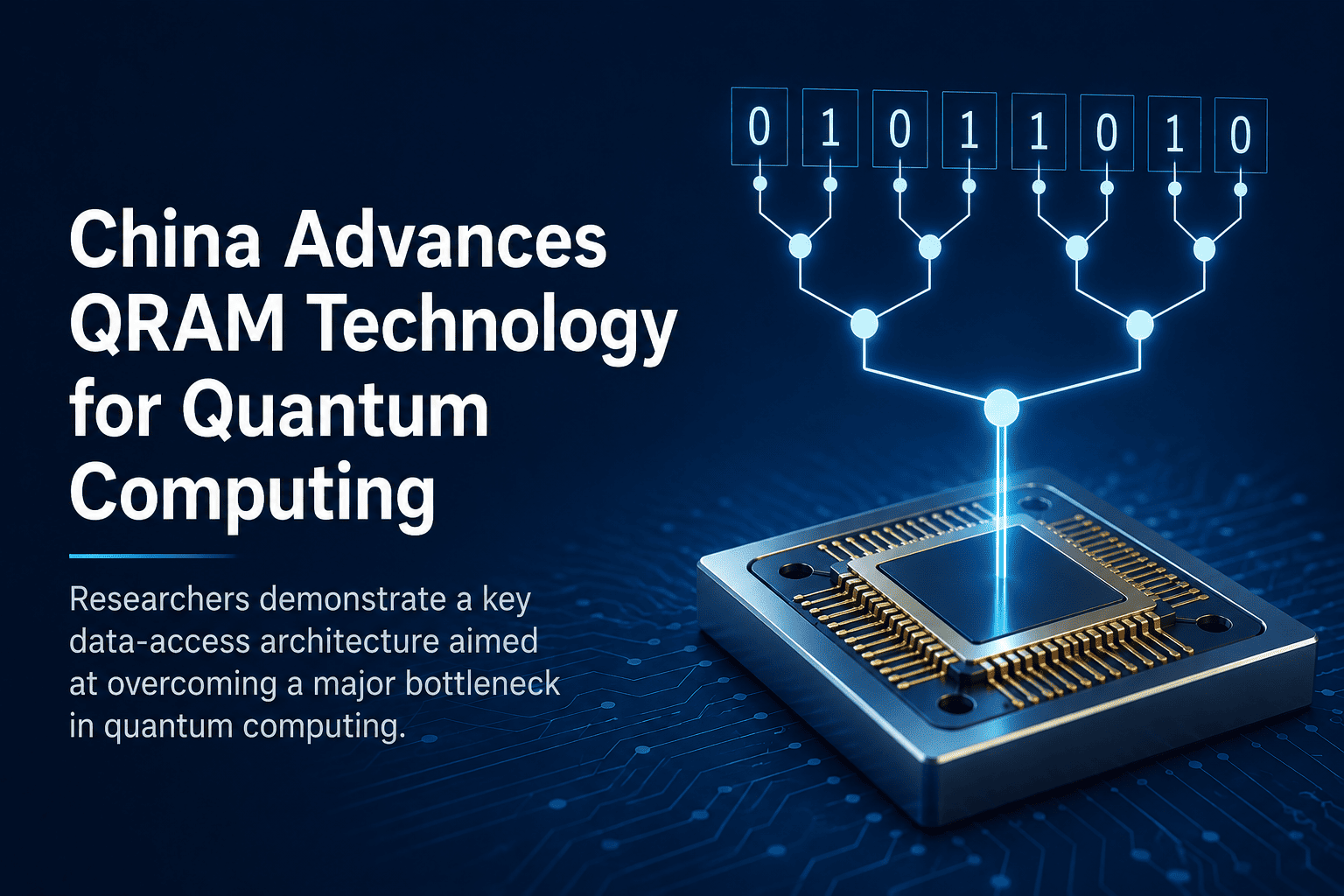 Chinese Scientists Demonstrate Quantum Random Access Memory Architecture Aimed at Solving Data Bottleneck
