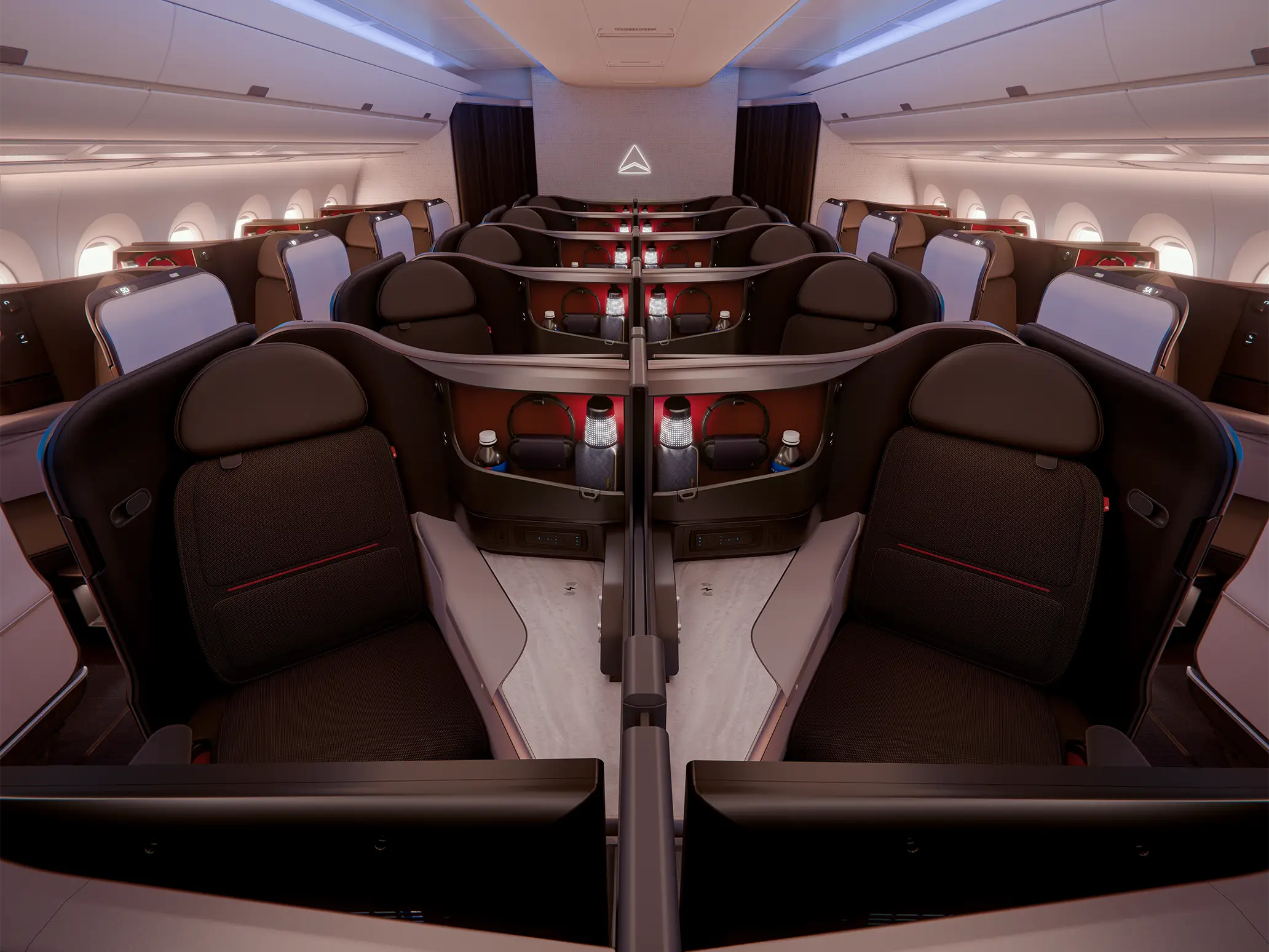 Delta is rolling out a new business class suite on Airbus widebody planes. Here's what it will look like.