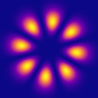 Python Simulation: High-Dimensional Optical Interference via Counter-Propagating OAM States for Photonic AI